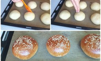 Вкусные булочки для домашних гамбургеров
